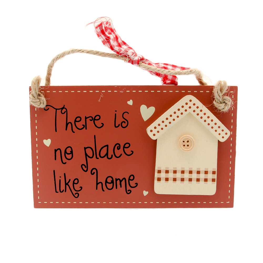 Shabby Chic Home Hanging Plaque