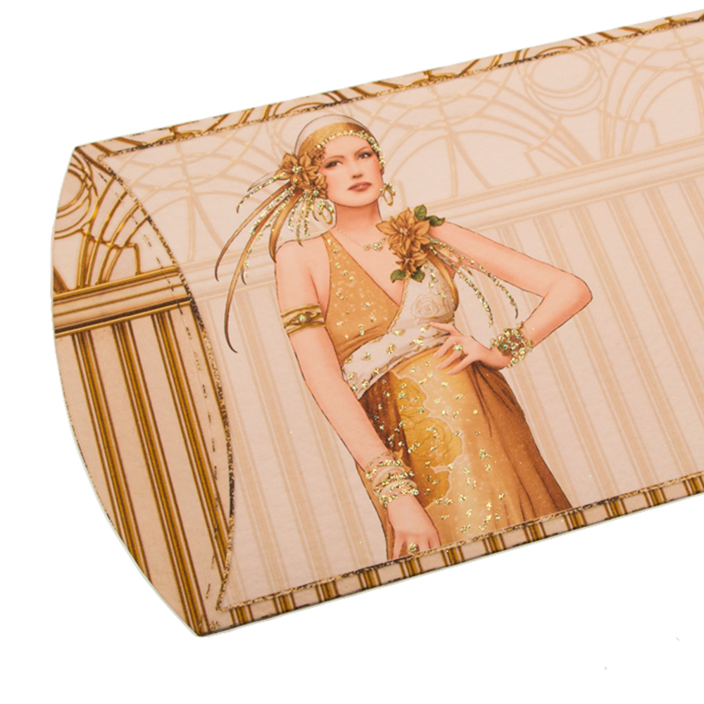 Art Deco Pillow Box