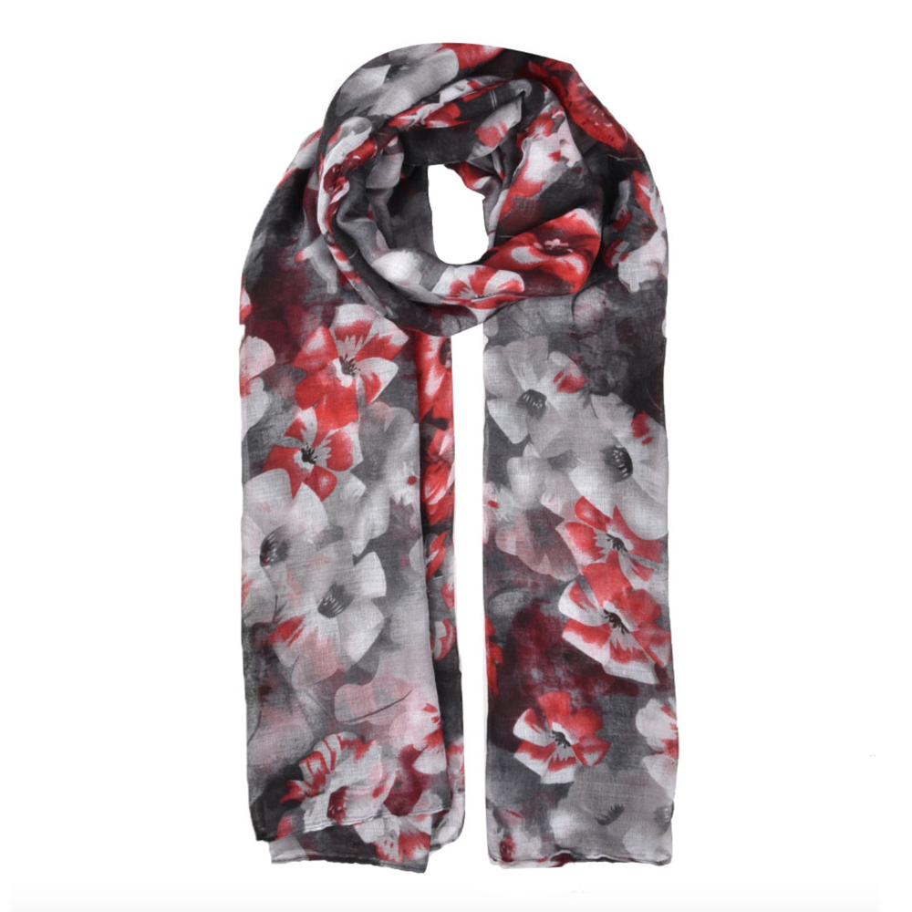 Morning Glory Pattern Scarf -CS72