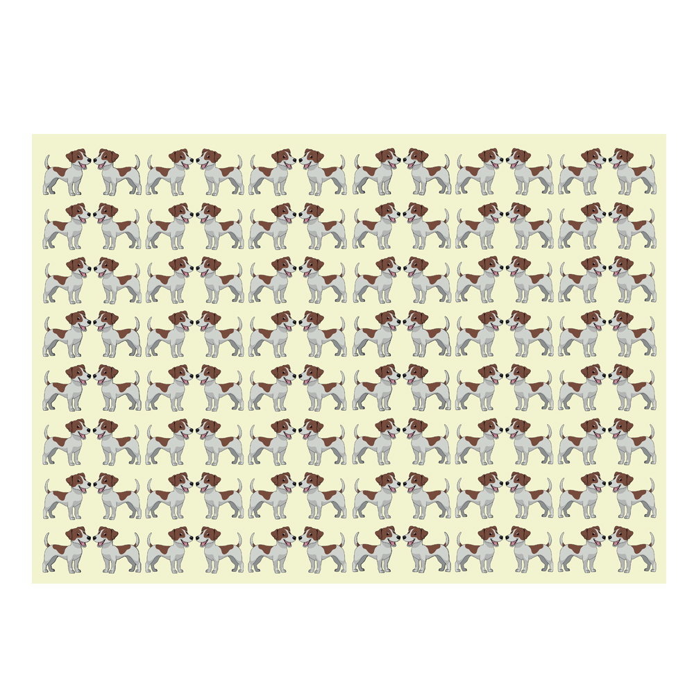 Cute Jack Russell Gift Wrap-GP79