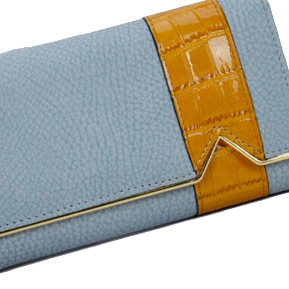 Weave Pattern Blue Purse-HB43