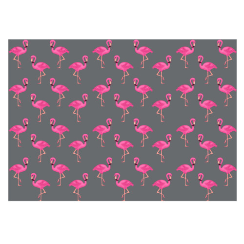Flamingo Gift Wrap - Grey GP188