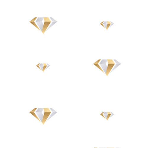 Gold Diamonds Gift Wrap-GP192