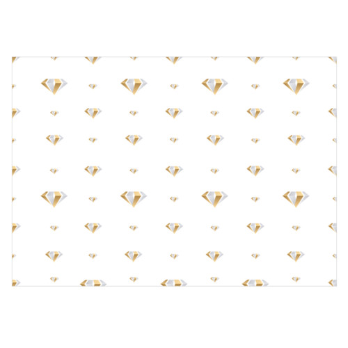 Gold Diamonds Gift Wrap-GP192