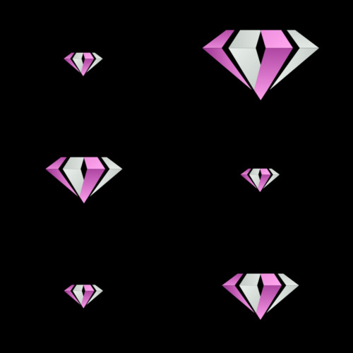 Pink Diamonds Gift Wrap