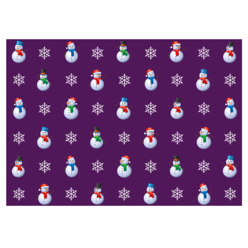 Christmas Snowman Gift Wrap