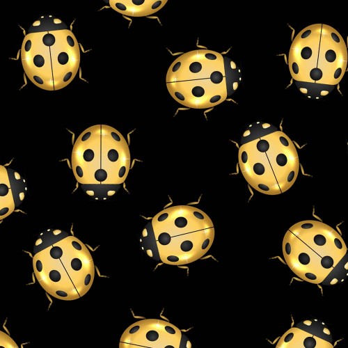 Gold Ladybird Gift Wrapping Paper-