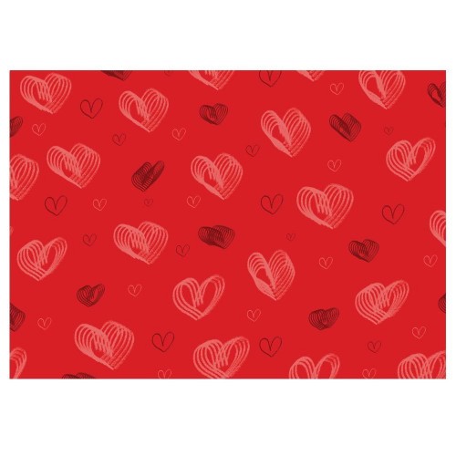 Red Spiral Gift Wrap