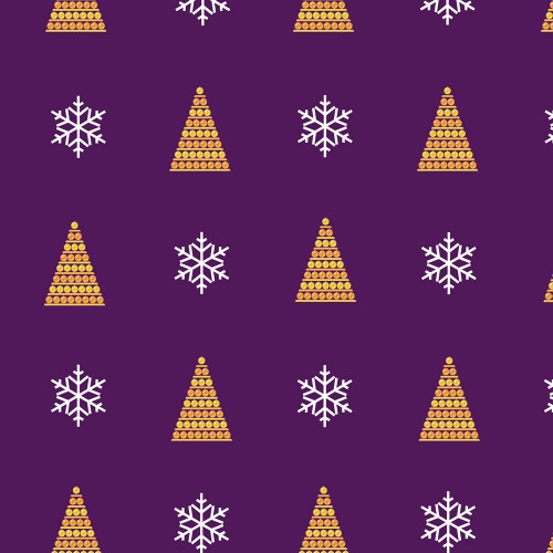 Christmas Tree & Snowflakes Gift Wrap