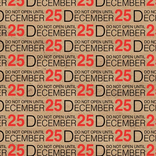 December 25th Gift Wrap-Brown Background-GP281