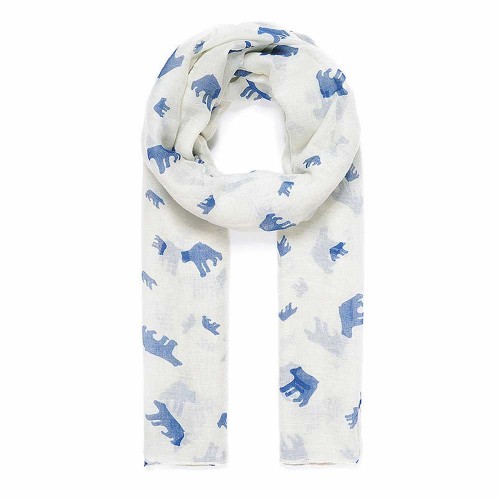 Polar Bear Print Scarf