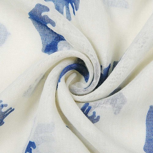 Polar Bear Print Scarf