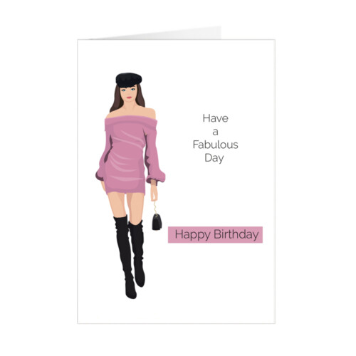 Female Birthday Card-Have a Fabulous Day