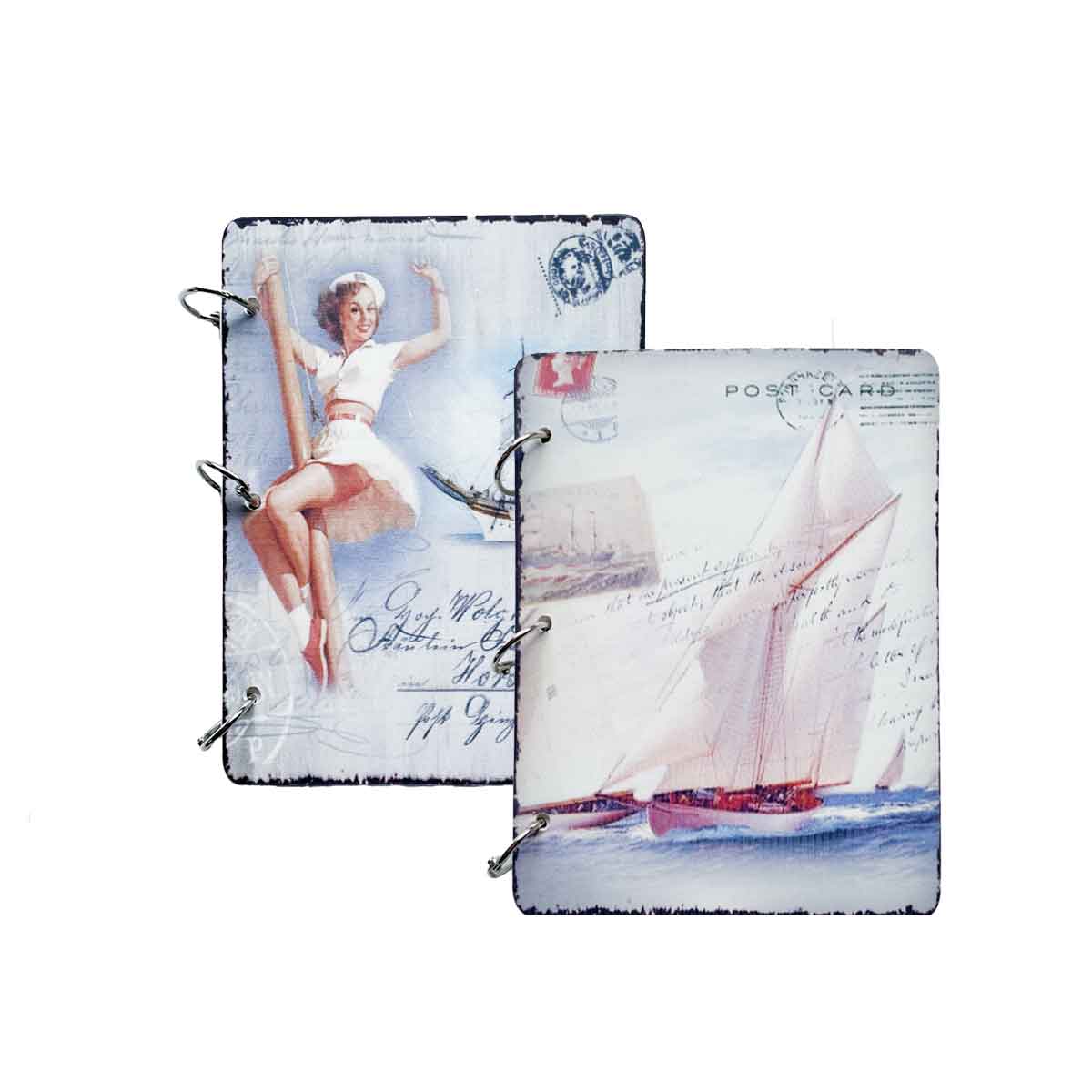 Sailing Design Postcard Notebooks