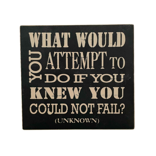 Words Wood Hanging Sign