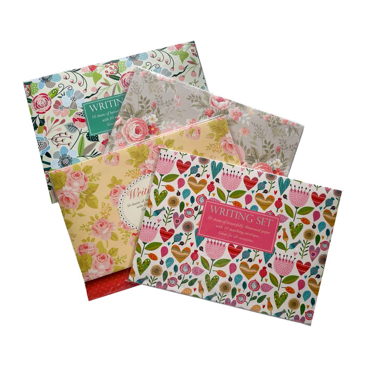 Beautiful Illustrated Writing Sets.