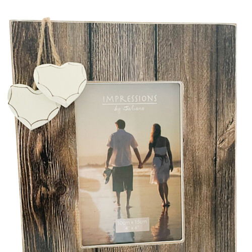 Distressed Wood Photo Frame